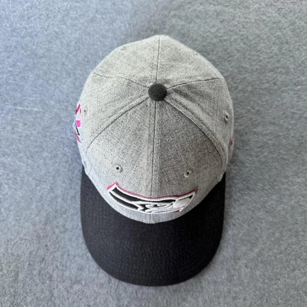 Seattle Seahawks Hat Cap Boys One Size Gray NFL Football New Era Pink Ribbon